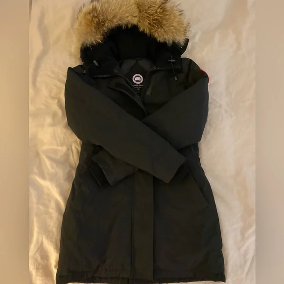 Canada Goose Victoria Parka Size S Black - Picture 4 of 12